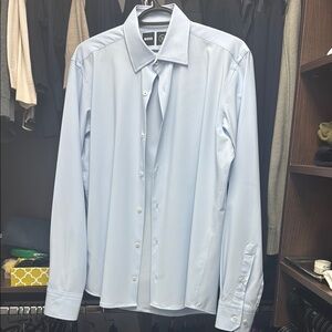 Boss Men's Light Blue Dress Shirt